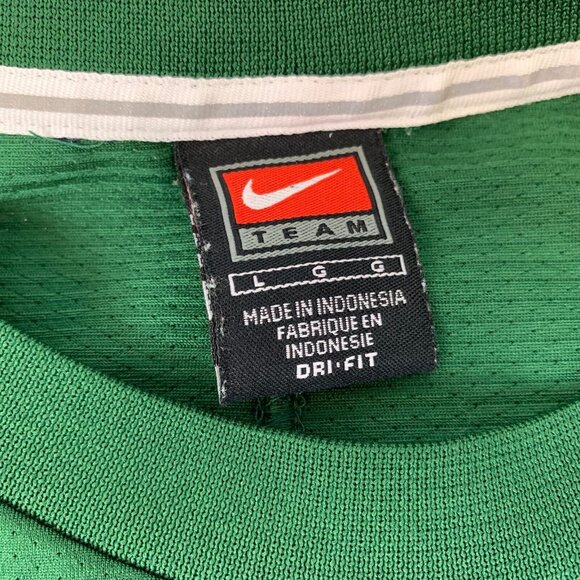 Nike Michigan State Spartans Basketball Dri Fit Shooting Shirt Vtg 90s NCAA L - Picture 6 of 7